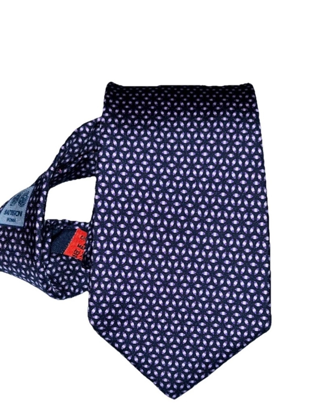 Battistoni Necktie 100% Silk Xtra Long 62” Made In Italy